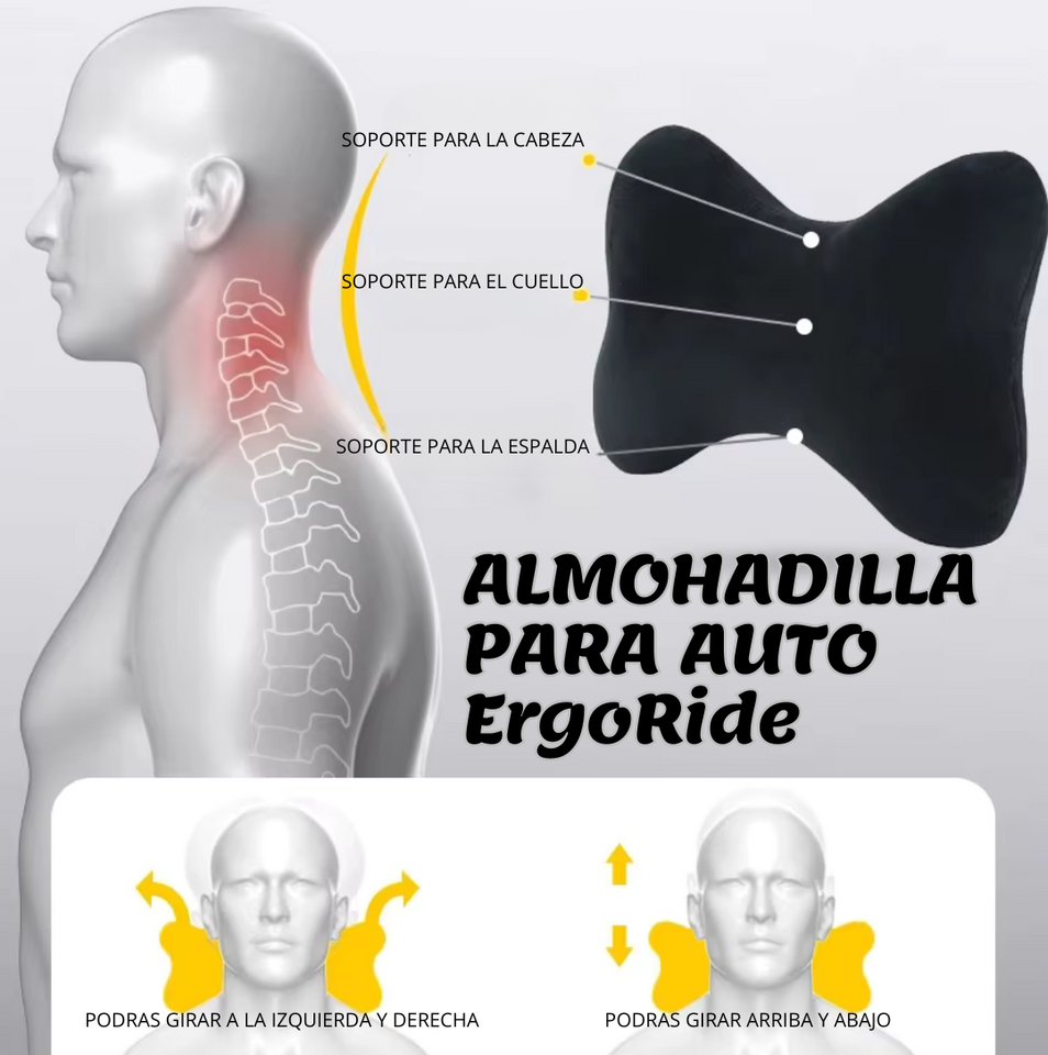 COJIN ERGONOMICO PARA AUTO ERGORIDE 🚗 PRO
